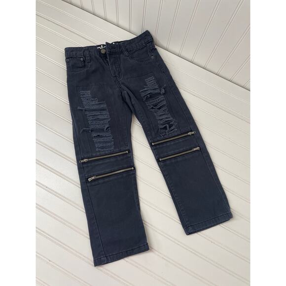 Tommy Hilfiger Striped Quarter Zip Pullover - Academics Pants Boys Bundle Size 6 - Picture 5 of 7